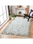 Krem Geometrik Modern Etnik Desenli Halı | Makinada Yıkanabilir | Hav Toz Vermez | Leke Tutmayaz | Kaymaz Taban | Dijital Makine Baskı | Salon Yolluk Mutfak Halısı 2