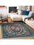 Siyah Karabağ Modern Etnik Desenli Halı | Makinada Yıkanabilir | Hav Toz Vermez | Leke Tutmayaz | Kaymaz Taban | Dijital Makine Baskı | Salon Yolluk Mutfak Halısı 2