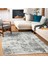 Gri Modern Modern Etnik Desenli Halı | Makinada Yıkanabilir | Hav Toz Vermez | Leke Tutmayaz | Kaymaz Taban | Dijital Makine Baskı | Salon Yolluk Mutfak Halısı 2