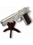 Denix Dekoratif Otomatik 45 Kalibre Gümüş M1911A1 Tabanca, Amerika 1911 5