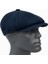 Erkek Kışlık Kaşe Kumaş Desenli Arkası Lastikli Standart Kasket Şapka (Newsboy Cap) 1