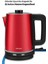 Kırmızı 2200W Paslanmaz Çelik Damlatmaz Çay ve Su Isıtıcı 6