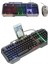 Allzey Gaming Oyuncu Klavyesi LED Aydınlatmalı Meik Hisli 4