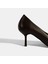 Kadın Kahve Deri Stiletto 6
