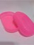 11CM Plastik Oval Pembe Katı Sabun Kutusu 2
