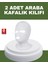 Allzey Yıabilir Polyester Araba Kafalık Kılıfı 2’li Koruma Seti 1