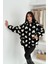 Kadın Oversize Kalp Desenli Polar Mont – Sıcak & Iddialı Stil 4