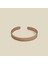 %100 Saf Bakır El Yapımı Sade Kelepçe Bileklik - Zindelik ve Denge - Doğal Takı - Minimalist Cuff 4