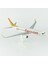 Pegasus 737-800 Yolcu Uçağı, 1/100 Ölçek, Sergilemeye Hazır Plastik Standlı Model 1