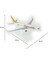 Pegasus 737-800 Yolcu Uçağı, 1/100 Ölçek, Sergilemeye Hazır Plastik Standlı Model 4