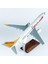 Pegasus B737-800 Yolcu Uçağı, 1/100 Ölçek, Sergilemeye Hazır Ahşap Standlı 5
