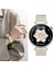 Huawei Watch Gt 6 41 mm ile Uyumlu 18 mm Renk Detaylı Paslanmaz Çelik Saat Kordonu 6