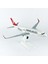 Thy A320 Neo Yolcu Uçağı, 1/100 Ölçek Sergilemeye Hazır Plastik Standlı Model 2