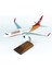 Thy Kayseri Spor Logolu B737-800 Yolcu Uçağı, 1/100 Ölçek, Sergilemeye Hazır Ahşap Standlı Model 2