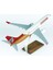 Thy Kayseri Spor Logolu B737-800 Yolcu Uçağı, 1/100 Ölçek, Sergilemeye Hazır Ahşap Standlı Model 3