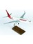 Thy Samsun Spor Logolu B737-800 Yolcu Uçağı, 1/100 Ölçek Sergilemeye Hazır Ahşap Standlı Model 2