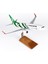 Thy Bursa Spor Logolu B737-800 Yolcu Uçağı 1/100 Ölçek Sergilemeye Hazır Ahşap Standlı Model 2
