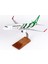 Thy Bursa Spor Logolu B737-800 Yolcu Uçağı 1/100 Ölçek Sergilemeye Hazır Ahşap Standlı Model 4