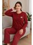 Geniş Kalıp Kadın Pijama Takımı %100 Pamuk 1