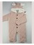 Kız Bebek Pudra Pembe Triko Tulum – Peluş Astarlı Kapüşonlu Kışlık (6-24 Ay) 5