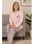 Geniş Kalıp Kadın Pijama Takımı %100 Pamuk 5