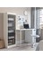 Saklama Ünitesi, Beyaz-Gri, 46X30X145 cm 3