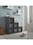 Saklama Ünitesi, Gri-Koyu Gri, 99X44X94 cm 2