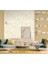 Hue Koleksiyonu 24208-3 Duvar Kağıdı, Krem (1.06 x15.6 m - 16.5 m²) Tropikal Yaprak Desen 3