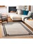 Vizon Çerçeveli Modern Etnik Desenli Halı | Makinada Yıkanabilir | Hav Toz Vermez | Leke Tutmayaz | Kaymaz Taban | Dijital Makine Baskı | Salon Yolluk Mutfak Halısı 2