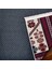 Bordo Bordürlü Modern Etnik Desenli Halı | Makinada Yıkanabilir | Hav Toz Vermez | Leke Tutmayaz | Kaymaz Taban | Dijital Makine Baskı | Salon Yolluk Mutfak Halısı 4