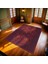 Bordo Bordürlü Modern Etnik Desenli Halı | Makinada Yıkanabilir | Hav Toz Vermez | Leke Tutmayaz | Kaymaz Taban | Dijital Makine Baskı | Salon Yolluk Mutfak Halısı 3
