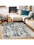 Siyah Modern Modern Etnik Desenli Halı | Makinada Yıkanabilir | Hav Toz Vermez | Leke Tutmayaz | Kaymaz Taban | Dijital Makine Baskı | Salon Yolluk Mutfak Halısı 2