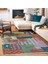 Renkli Patchwork Modern Etnik Desenli Halı | Makinada Yıkanabilir | Hav Toz Vermez | Leke Tutmayaz | Kaymaz Taban | Dijital Makine Baskı | Salon Yolluk Mutfak Halısı 3