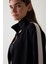 Siyah Silky Feel Dik Yaka Spor Ceket 4