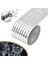 Buffer®1 Metre Uzunluğunda Gümüş Renk Aynalı Mozaik Taşlı Dekor Bandı 4 cm x 1 mt 1