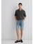 Nicholas Mavi Premium Puslu Açık MaviJean Şort 0416028720 13