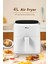 4litre Airfryer Sıcak Hava Fritözü Beyaz, Sağlıklı ve Pratik Pişirme Cihazı 2