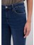 Molly Casual Vintage Koyu Mavi Jean Pantolon 1013683047 13