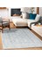 Gri Çerçeveli Modern Etnik Desenli Halı | Makinada Yıkanabilir | Hav Toz Vermez | Leke Tutmayaz | Kaymaz Taban | Dijital Makine Baskı | Salon Yolluk Mutfak Halısı 2