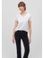 2li Siyah Beyaz Kadın V Yaka Basic Tişört 1611371-900 12