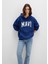 Mavi Logo Baskılı Kapüşonlu Lacivert Sweatshirt 1600361-70722 9