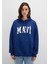 Mavi Logo Baskılı Kapüşonlu Lacivert Sweatshirt 1600361-70722 12