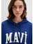 Mavi Logo Baskılı Kapüşonlu Lacivert Sweatshirt 1600361-70722 14