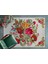 Krem Çiçekli Modern Etnik Desenli Halı | Makinada Yıkanabilir | Hav Toz Vermez | Leke Tutmayaz | Kaymaz Taban | Dijital Makine Baskı | Salon Yolluk Mutfak Halısı 3