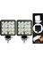 Off Road Sis Farı - Lamba 16 LED Kare Çalışma Lambası 2 Adet 1