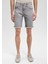 Brian Sporty Açık Gri Jean Şort 0418485151 13