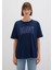 Mavi Logo Baskılı Lacivert Tişört 1611193-70488 11