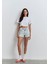 Cherry 90lar Buz Mavi Jean Şort 1410022-84423 9