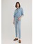 Cindy Gold Shape Açık Mavi Jean Pantolon 100277-84410 11