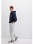 Mavi Logo Baskılı Gri Eşofman Altı 0010208-80196 11